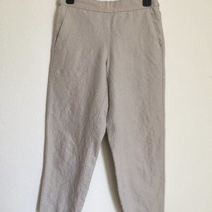 J crew straight leg linen pants